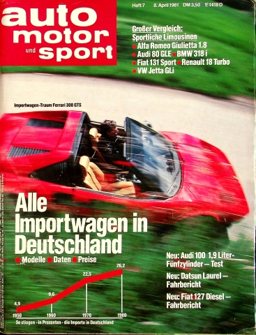 Deckblatt Auto Motor und Sport (07/1981)